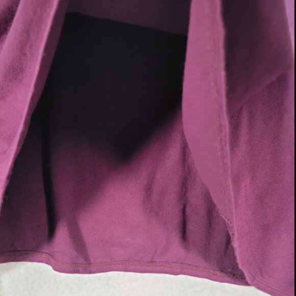 Women's Max Studio Purple Fold-Over Waist Mini Skirt - Picture 4 of 7